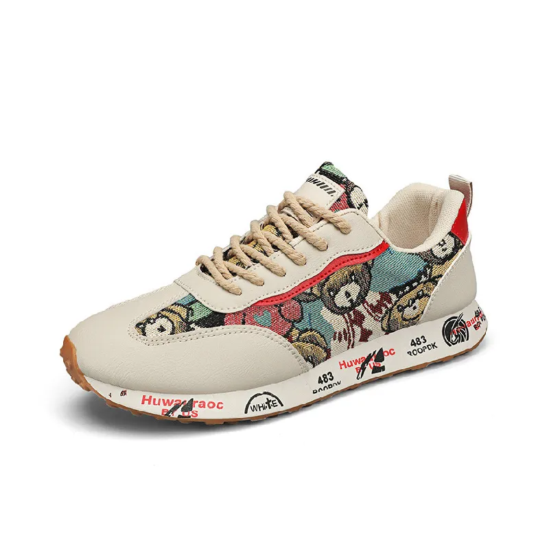 Sporty Breathable Skateboarding Shoes-0