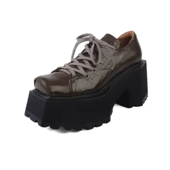 Funky Plain Platform Shoes