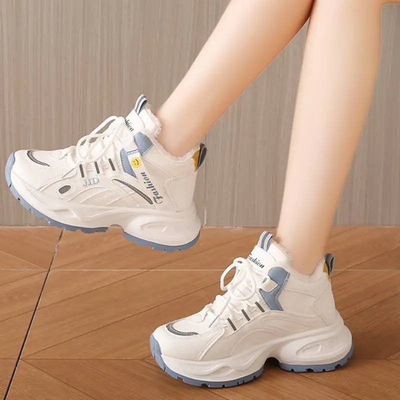 Casual Plain Chunky Sneakers-1