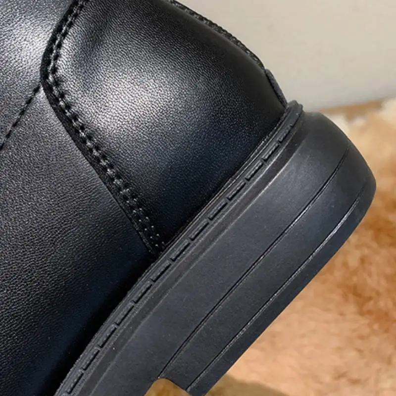 Casual Zipper Martin Boot-4