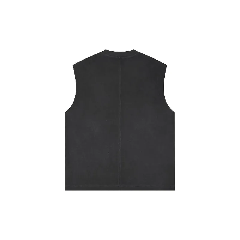 Street Sporty Combed Cotton Vest-1