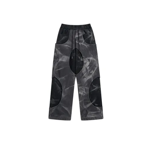 Retro Fake Two Piece Work Jeans