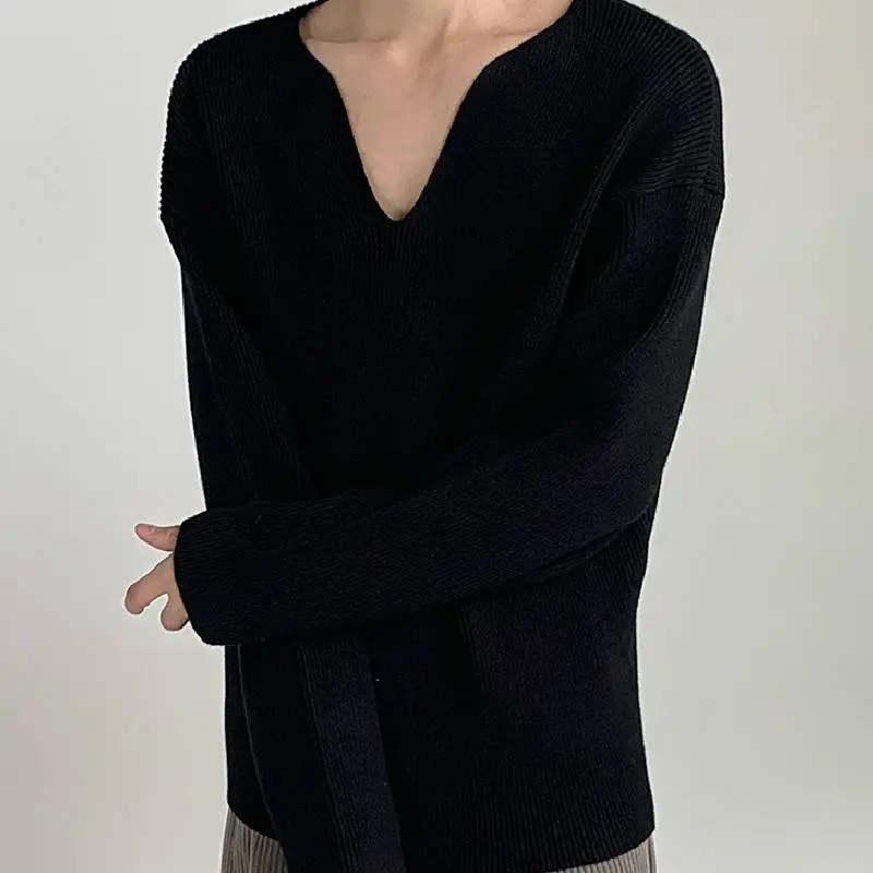 Trendy Plain Sweater-5