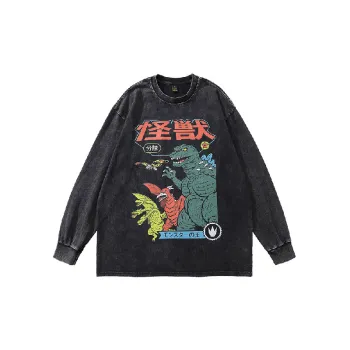 Retro Distress 100% Cotton T Shirt