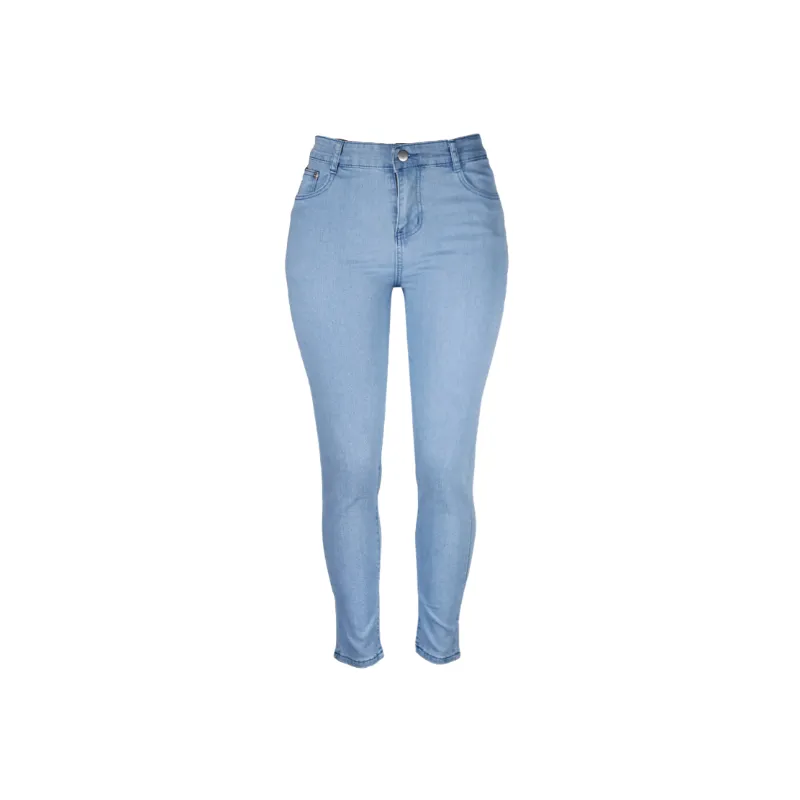 Casual Plain Jeans Women-4