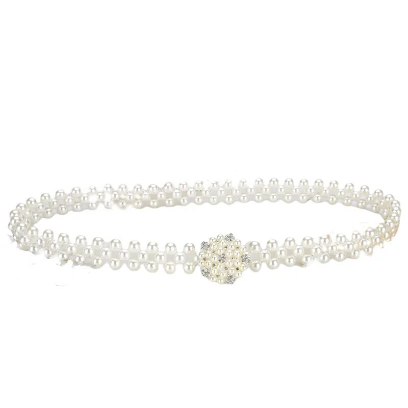 Retro Pearls Waist Chain Women