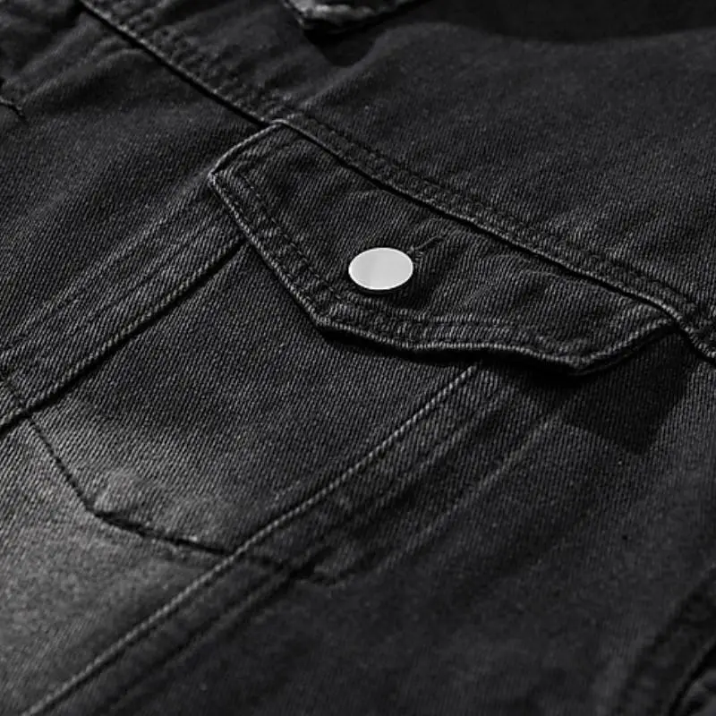 Fashionable Loose Denim Jacket-3