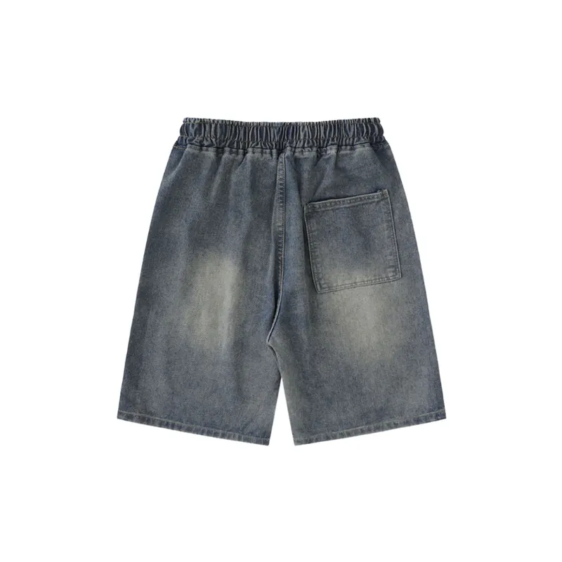 Trendy Loose  Star Ink Splashed Shorts-1