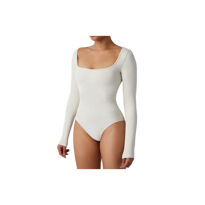 Fashionable Basics Nylon Bodysuit Women-0