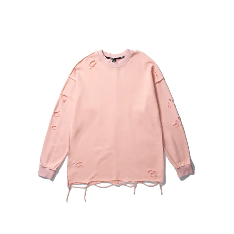 Street Loose Cotton Blended Fabric Sweatshirt-6
