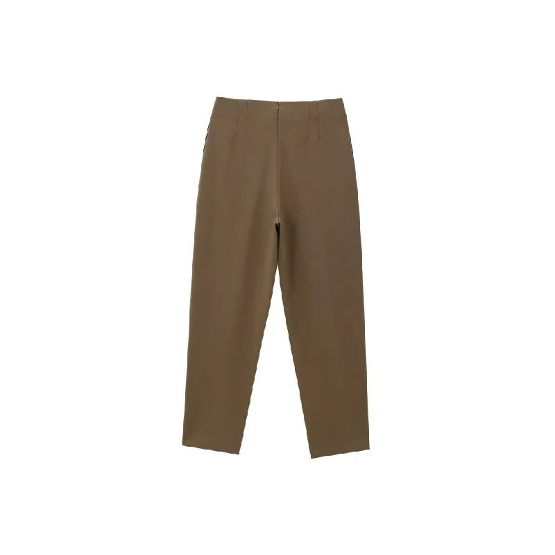 Fashionable Simple Suit Trousers Women-1
