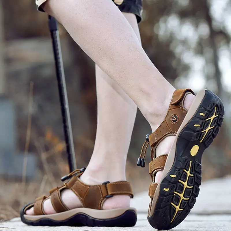 Casual Plain Beach Sandals-2