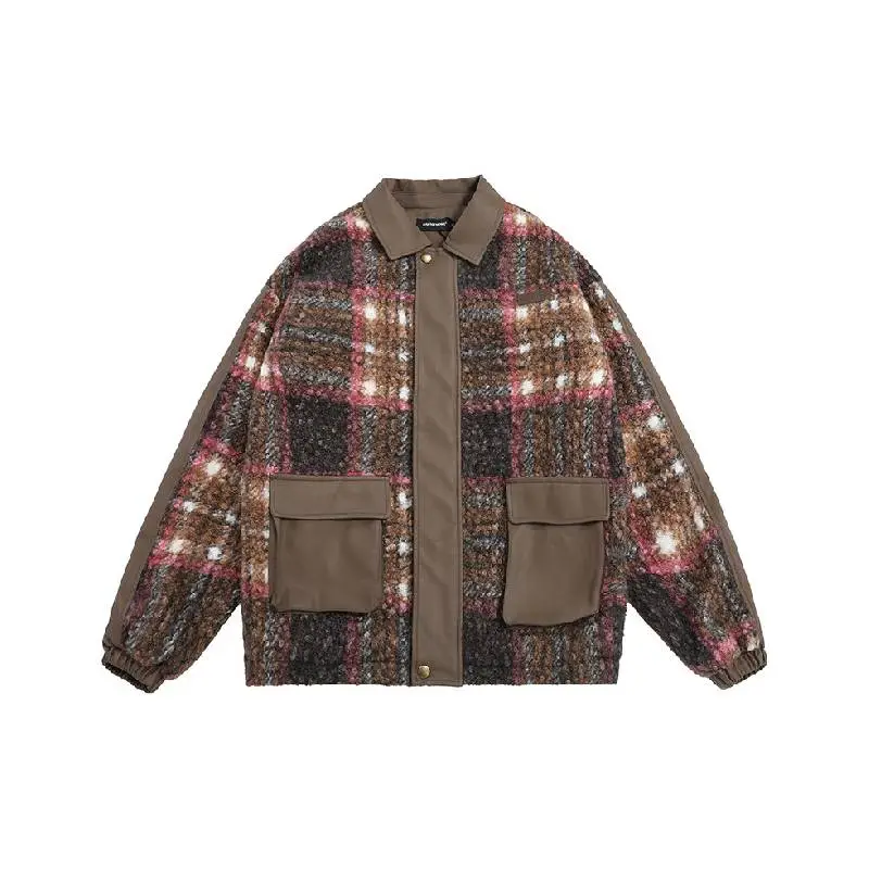Retro Plaid Quilted Jacket-0