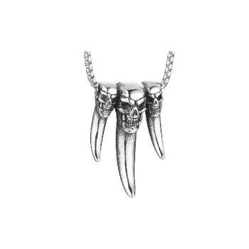 Simple Skull Pendant Necklace