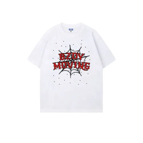 Letter Print Oversize Cotton Spider T-shirt