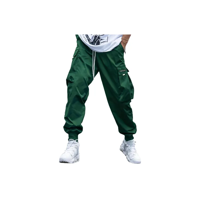 Fashionable Loose Cotton Casual Pants-1