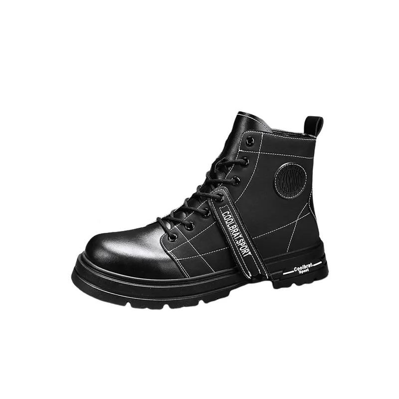 Retro Casual Waterproof Martin Boot-0