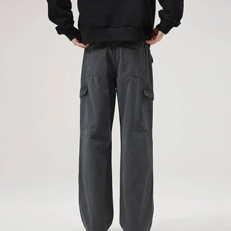 Casual Retro Cotton Cargo Pants-7