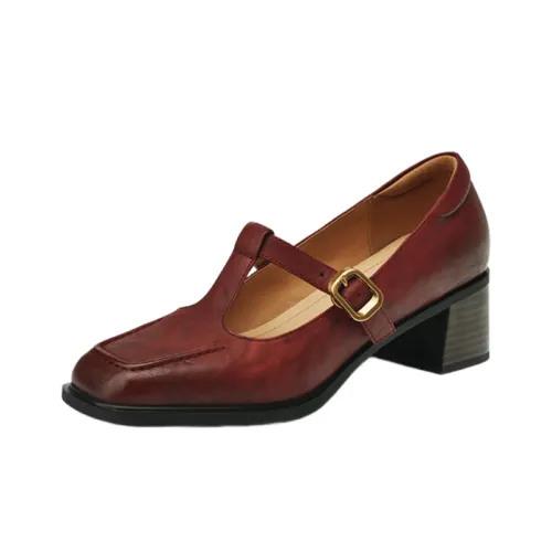 Retro Mary Jane Women'S Casual Shoes