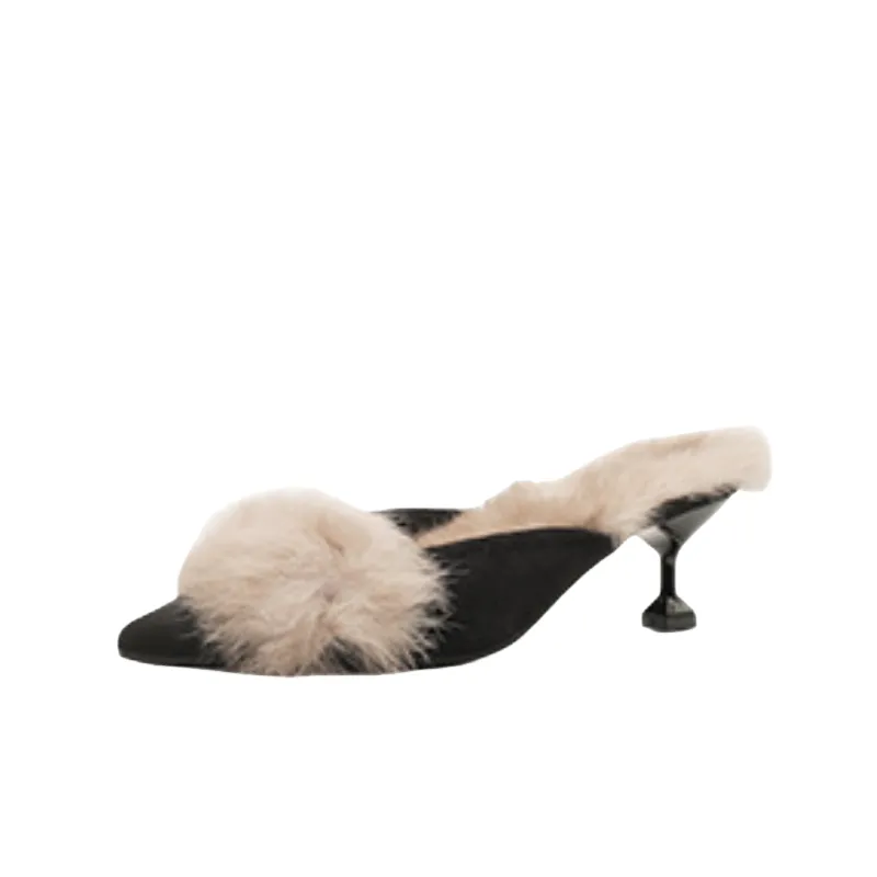 Basics Raw Hem High Heels-0