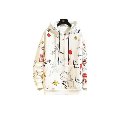 Casual Ins Loose Full Print Long Sleeve Hoodie