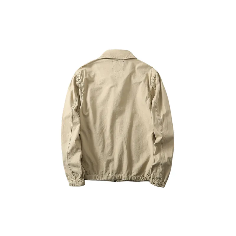 Business Loose Blended Synthetic Fabrics Jacket-3