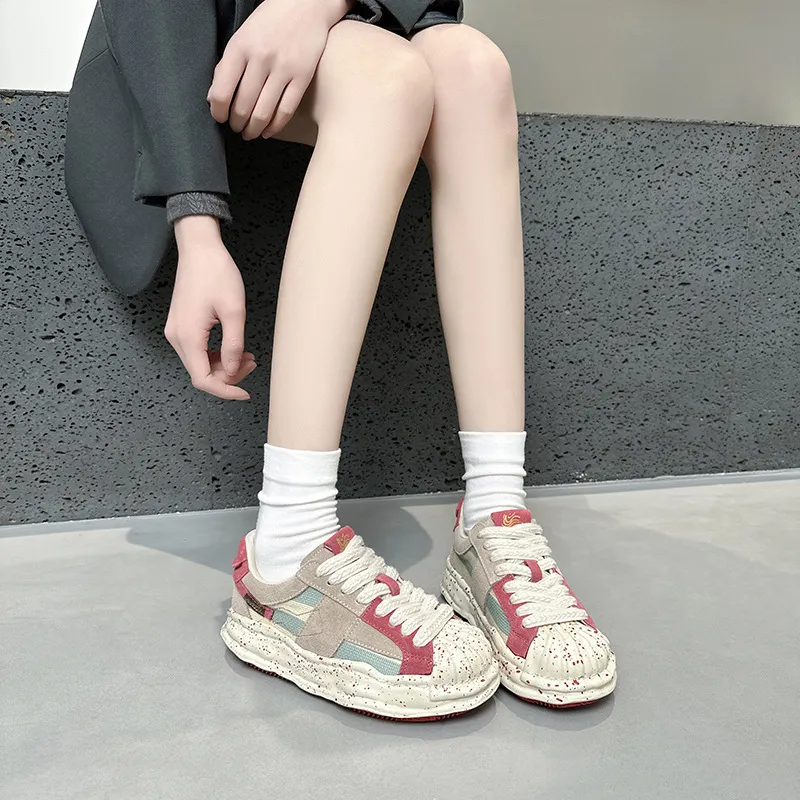 Retro Sports Platform Shoes-2