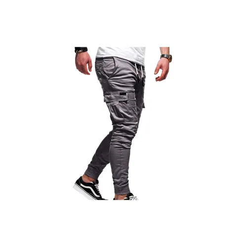 Casual Slim-Fitting Drawstring Pants