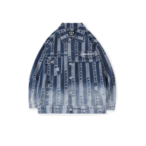 Trendy Letter Crochet Denim Jacket