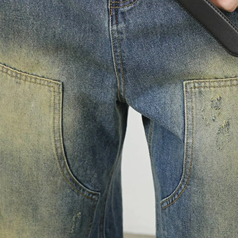 Loose Straight Leg Jeans-3