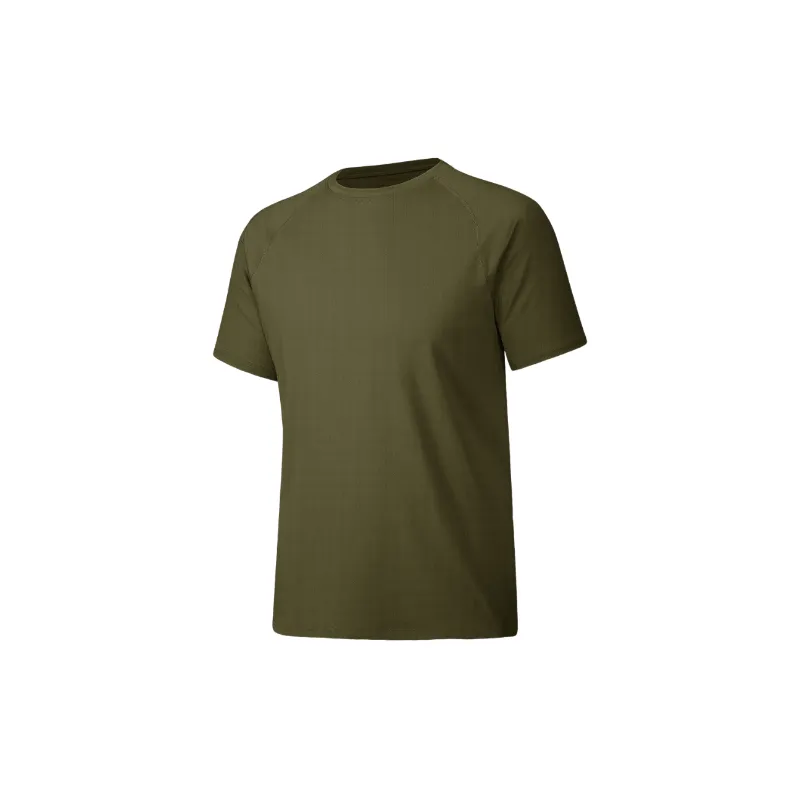 Casual Plain Blended Synthetic Fabrics T Shirt Unisex-1