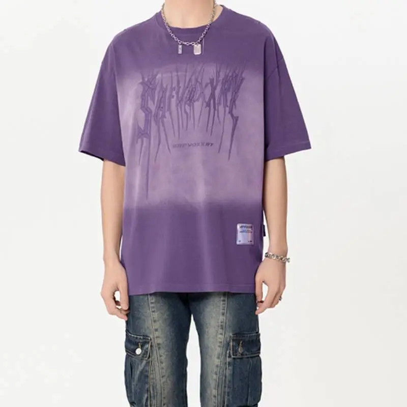 Casual Loose 100% Cotton T-Shirt-2