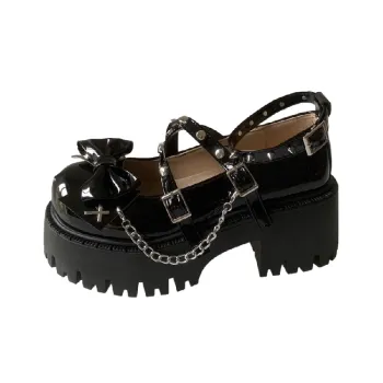 Punk Chain Mary Jane Shoes