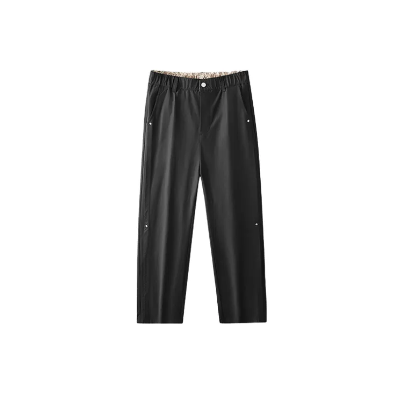 Straight Leg Casual Cotton Casual Pants-5