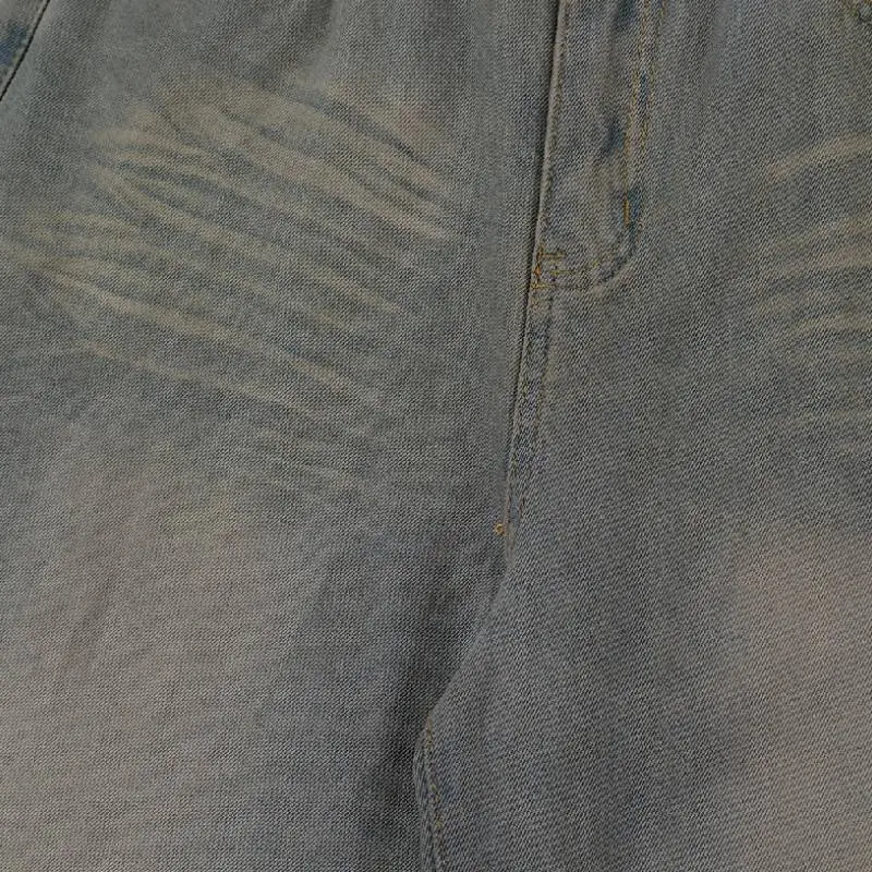 Funky Casual Baggy Denim Shorts-3