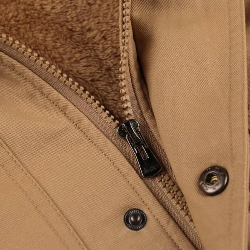 Washed Loose Cotton Jacket-4