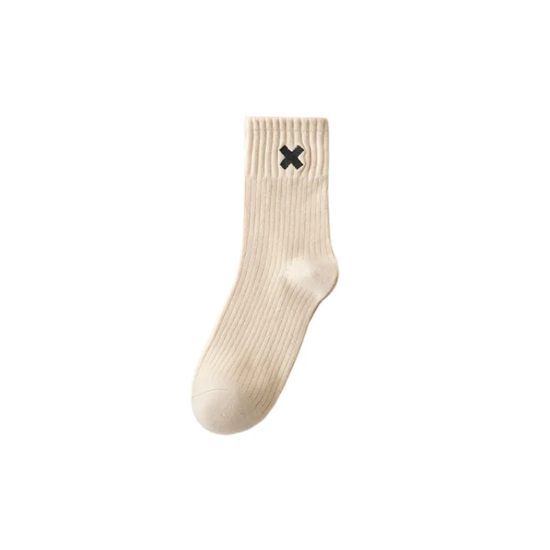 Fashionable Simple Mid Calf Sock-1