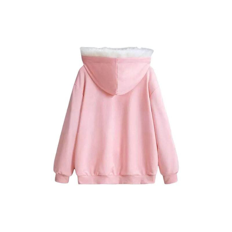 Fashionable Long Sleeve Zipper Sweatshirt-7