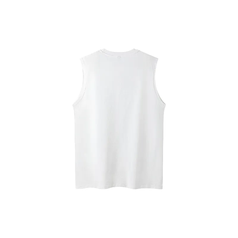 Retro Loose Cotton Vest-7