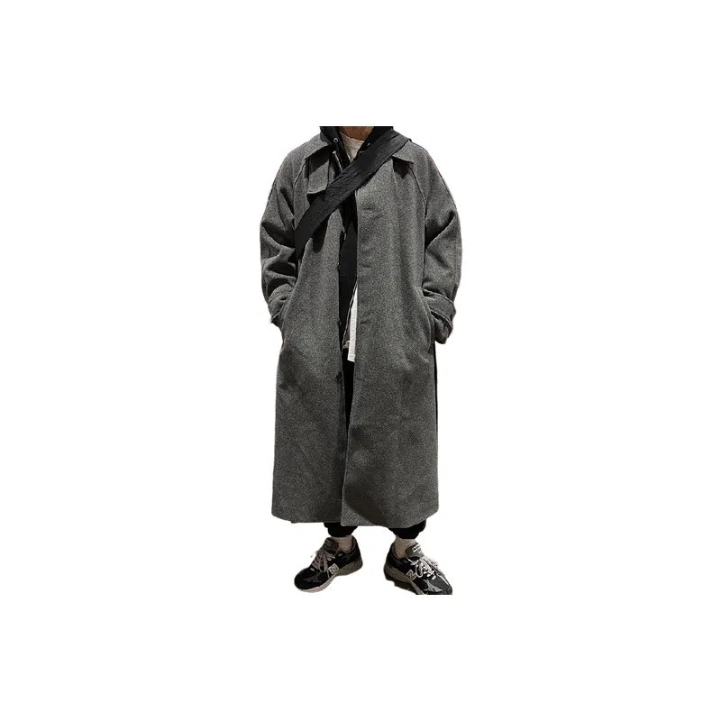 Casual Fashionable Cotton Blended Fabric Coat-2