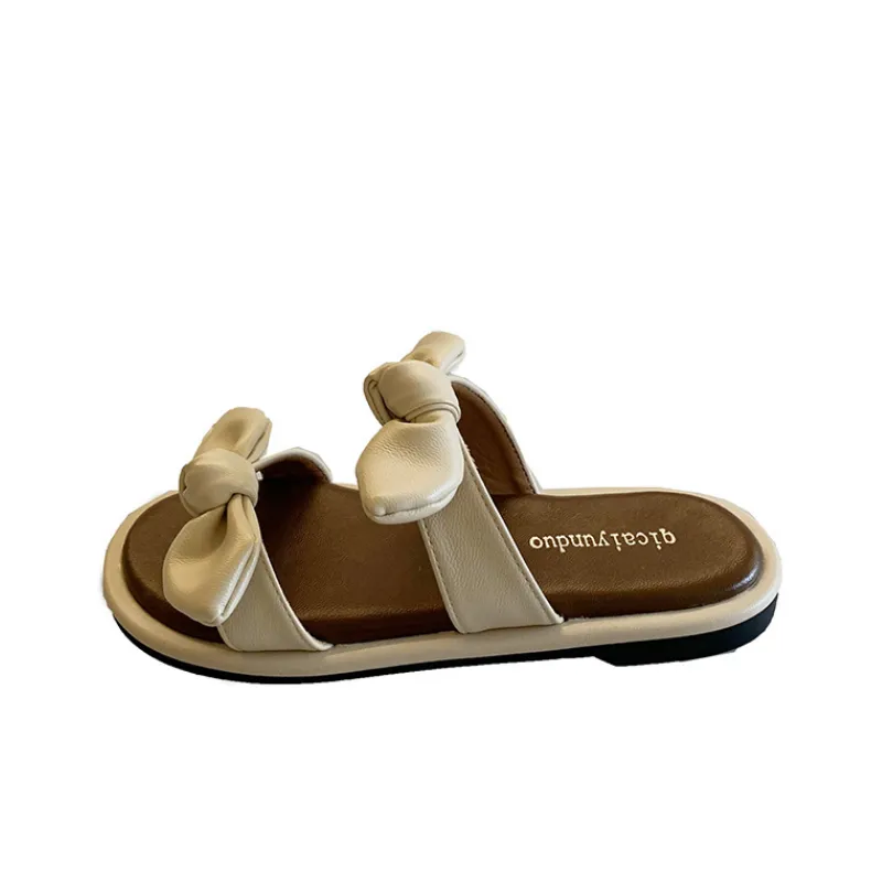 Fashionable Bow Beach Sandals-0