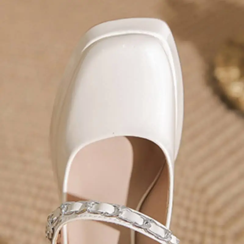 Fashionable Pearls Mary Jane Shoes-3
