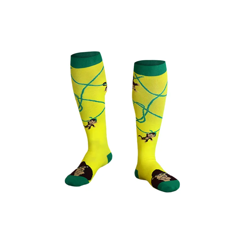 Fashionable Sporty Nylon Yarn Mid Calf Sock-1
