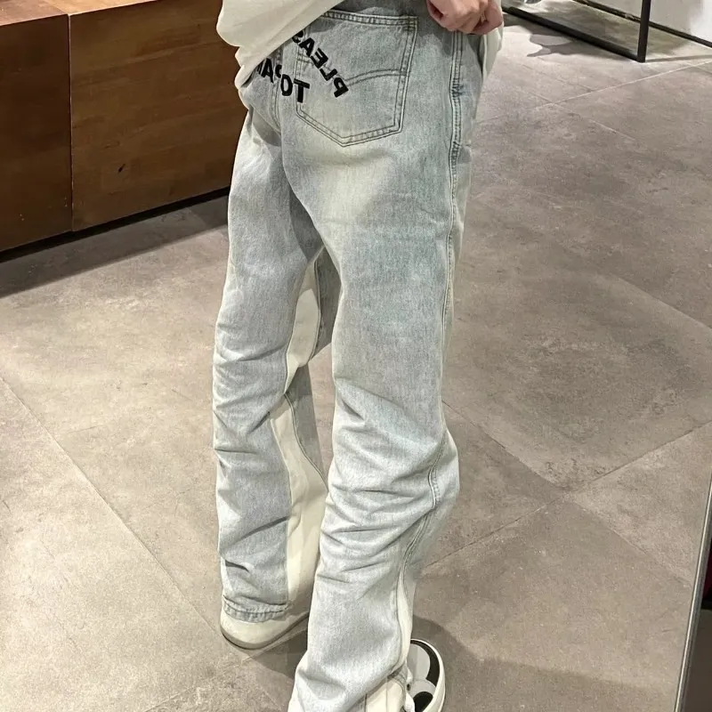 Fashionable Loose Jeans-1