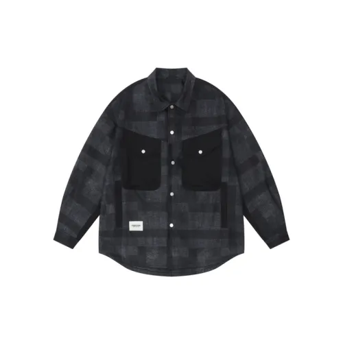 Retro Plaid Laps Long Sleeve Jacket