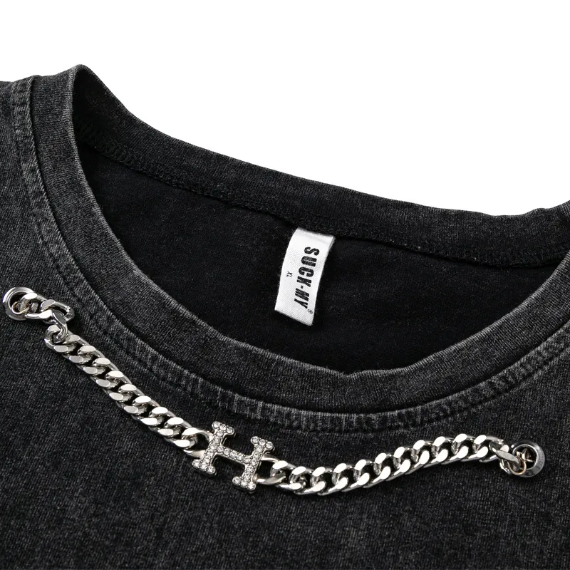 Street Retro Cotton Blended Fabric Vest-2