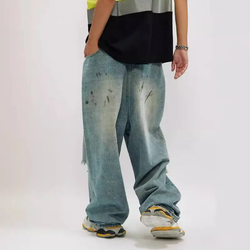 Retro Simple Jeans-3