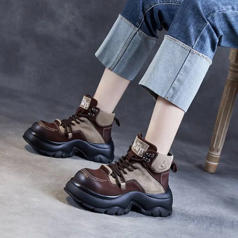 Casual Retro Platform Shoes-2