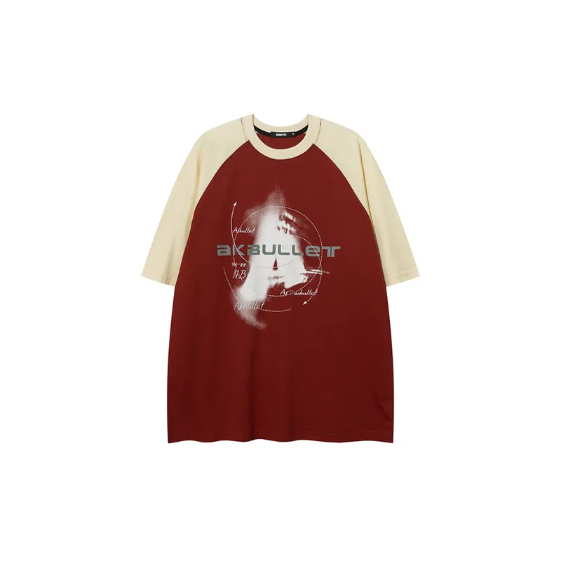 High Street Loosening Short sleeved T shirt-2