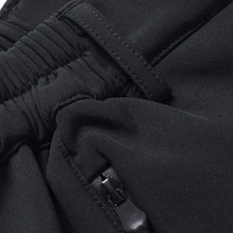 Sporty Waterproof Polyester Hard Shell Pants-4
